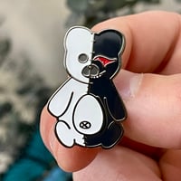 Image 3 of Monokuma Plush Enamel Pin