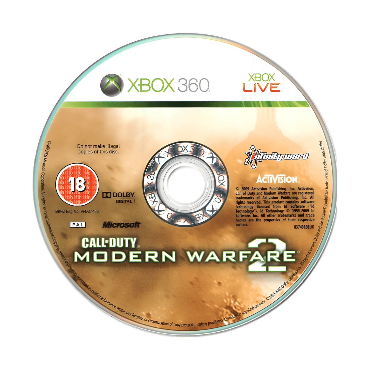 Just 70MB of Data Contained on the Modern Warfare 2 Disc