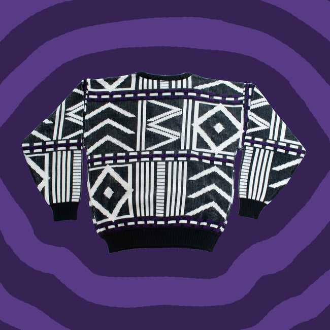 Abstract Artsy Geometric Sweater