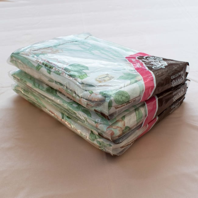 Vintage Room Concepts by Bibb Floral Print Twin Size Fitted Bed Sheet