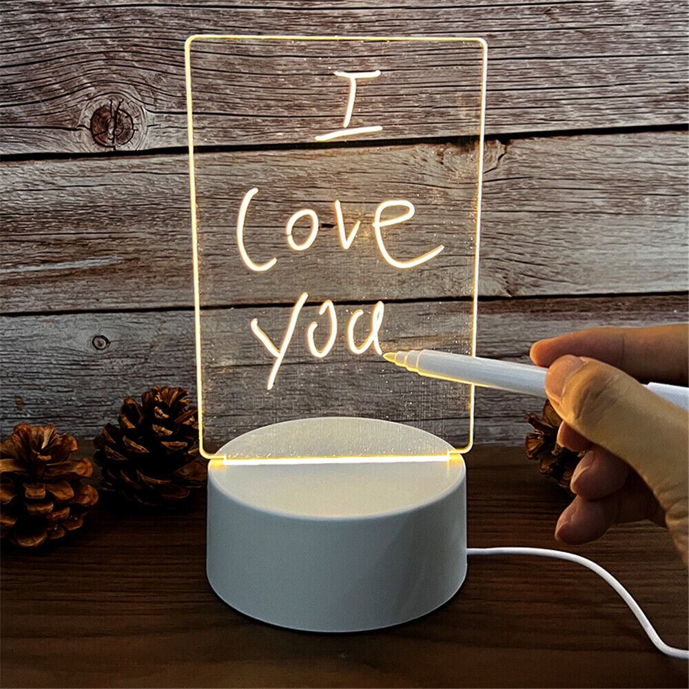 Image of Creative Acrylic LED Note Board