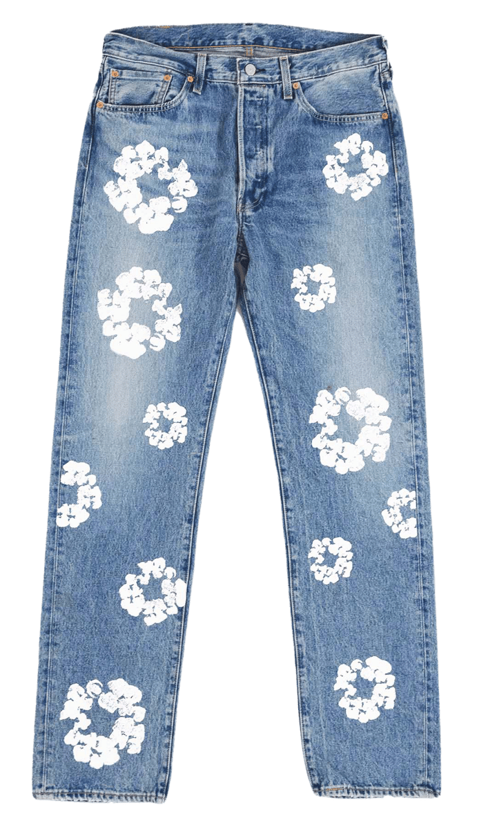 Denim Tears The Wreath Jean Light Wash