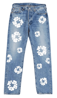 Image 1 of Denim Tears The Wreath Jean Light Wash