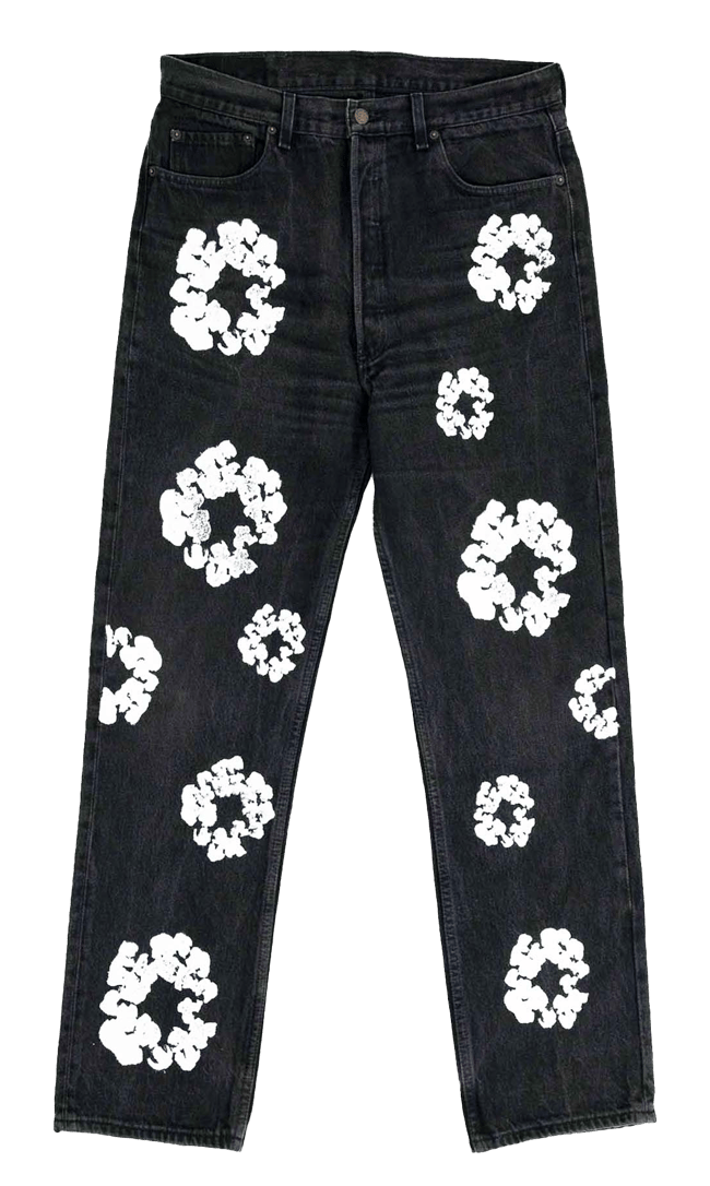 DENIM TEARS THE WREATH JEAN BLACK | THE BLUEPRINT