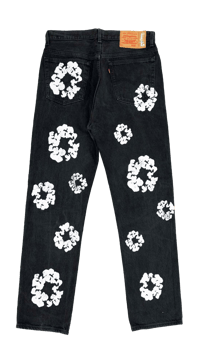 Image 2 of DENIM TEARS THE WREATH JEAN BLACK