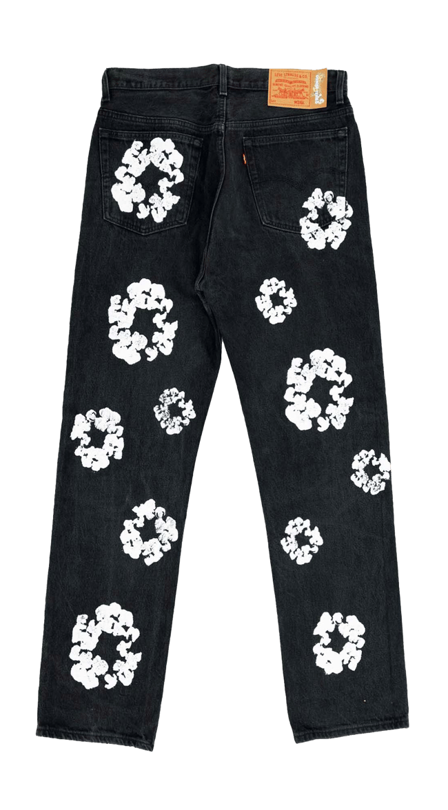 DENIM TEARS THE WREATH JEAN BLACK | THE BLUEPRINT