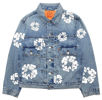 Denim Tears The Wreath Jean Light Wash | THE BLUEPRINT