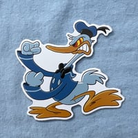 Angry Duck Sticker