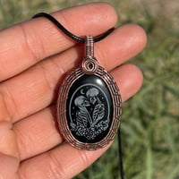Image 1 of Eternal Lovers Black Onyx Pendant 🖤