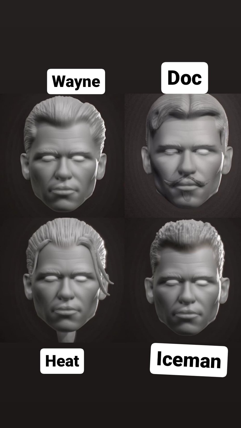 FLASHPOINTCUSTOMS headsculpts 