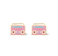 Image 1 of Boom Box Cutie Stud Earrings 
