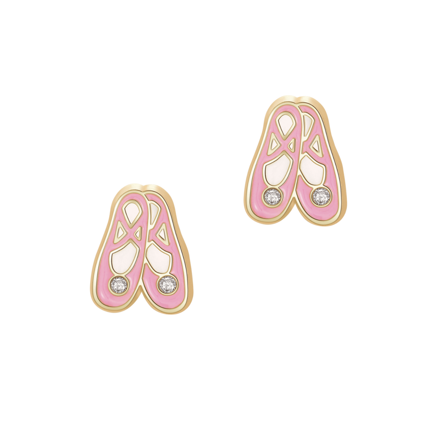 Image of Ballerina Slippers Cutie Stud Earrings 