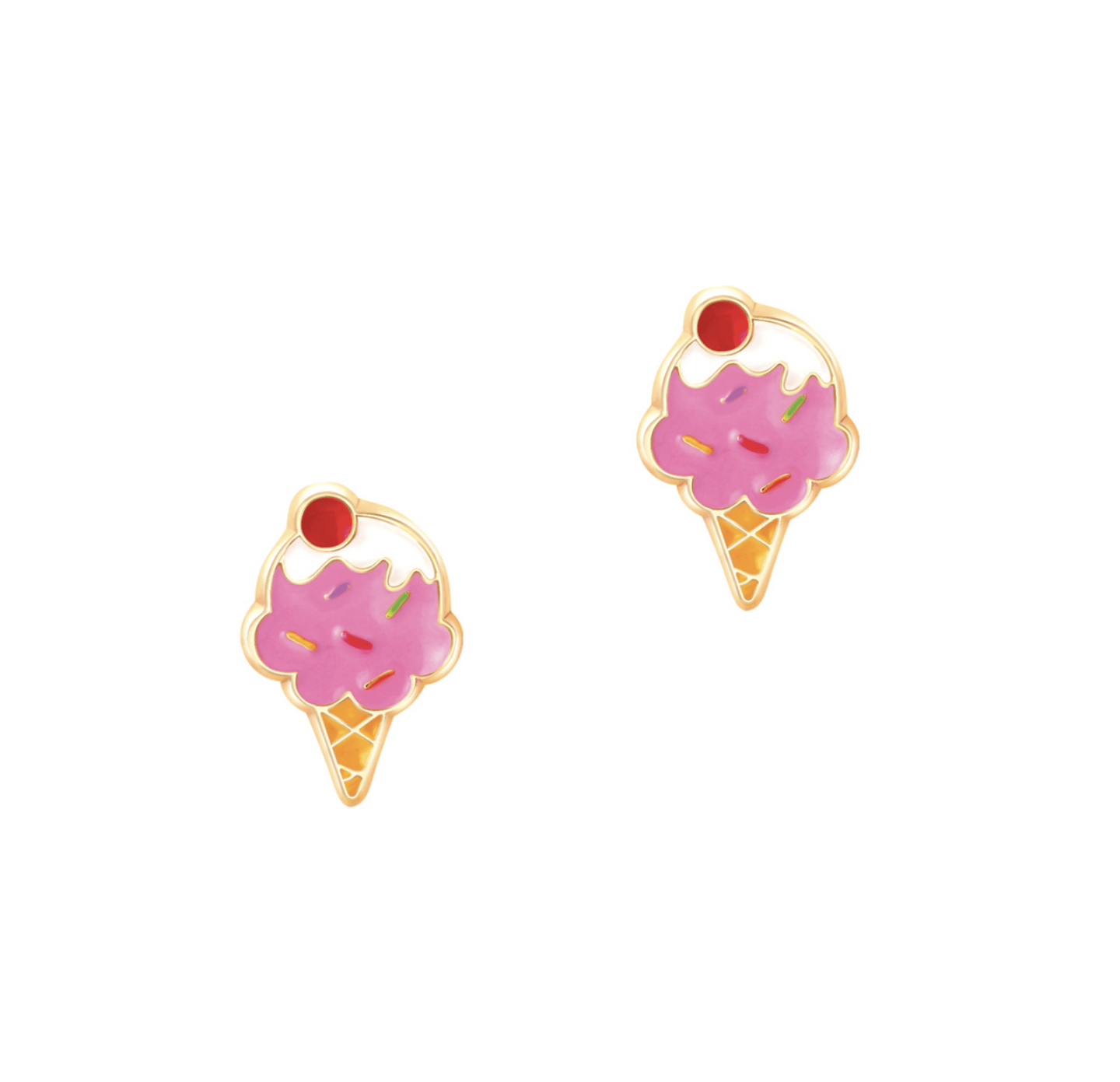 Image of Ice Cream Dream Cutie Stud Earrings 