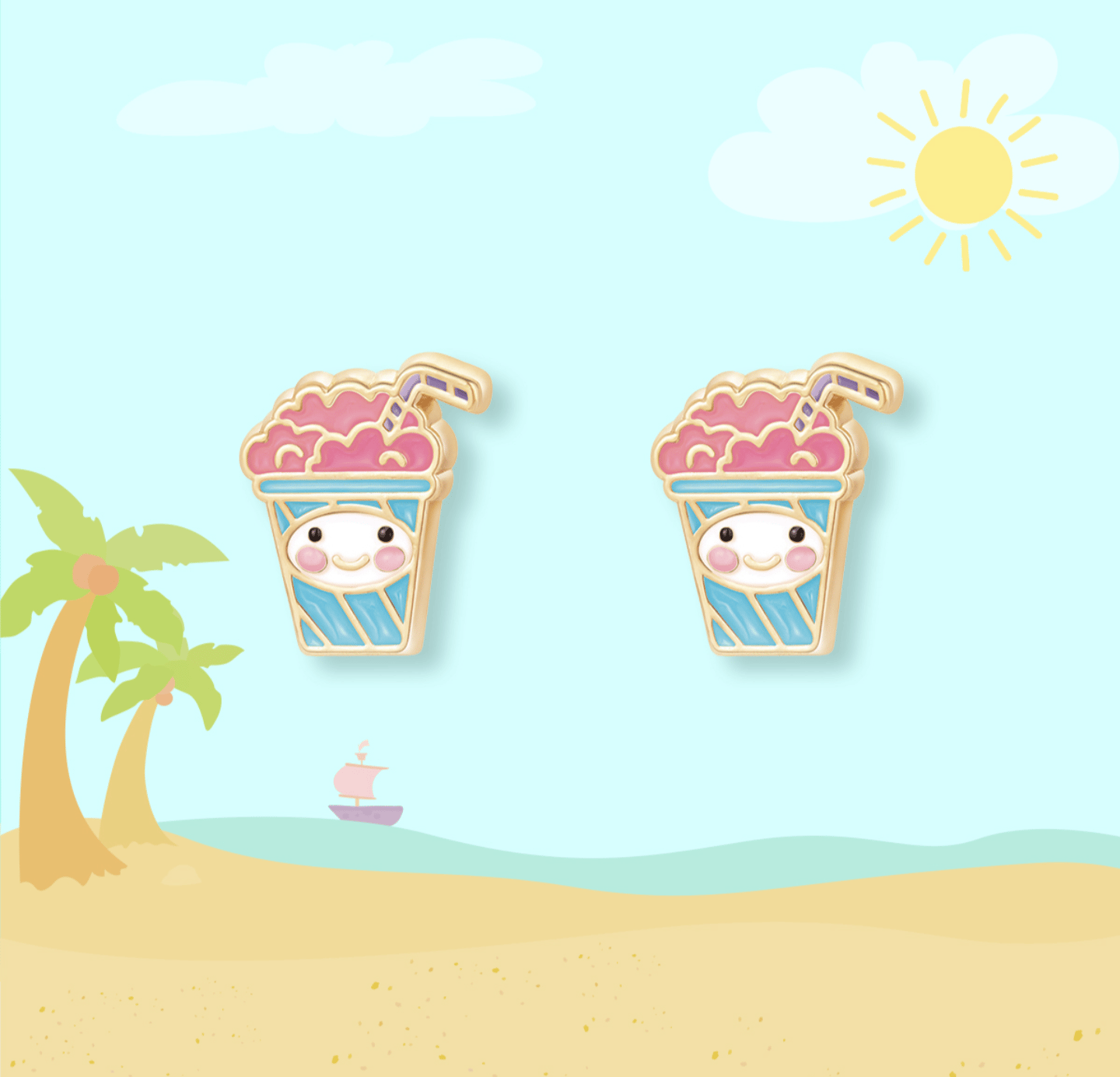 Image of What's Shakin'? Cutie Stud Earrings