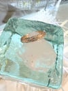 14k solid gold Hawaiian waves barrel ring 