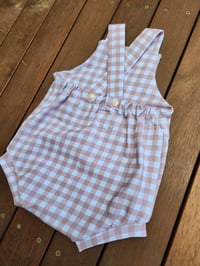 Image 1 of Pink Gingham Summer Romper