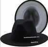Black/Grey Fedora 56-58cm
