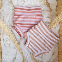 Image 1 of Cupcake Stripe High Waisted Bummies