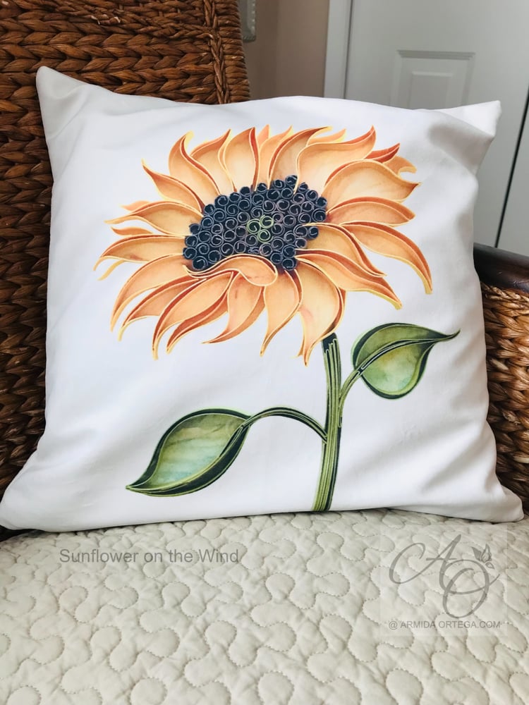 Image of SUNFLOWER PILLOW