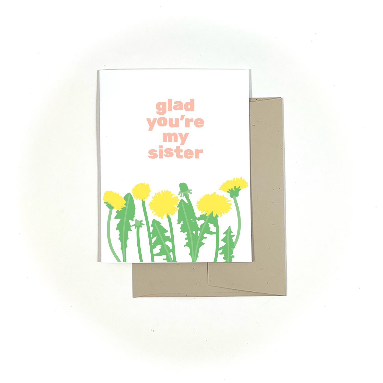 Image of Glad You're My Sister Card