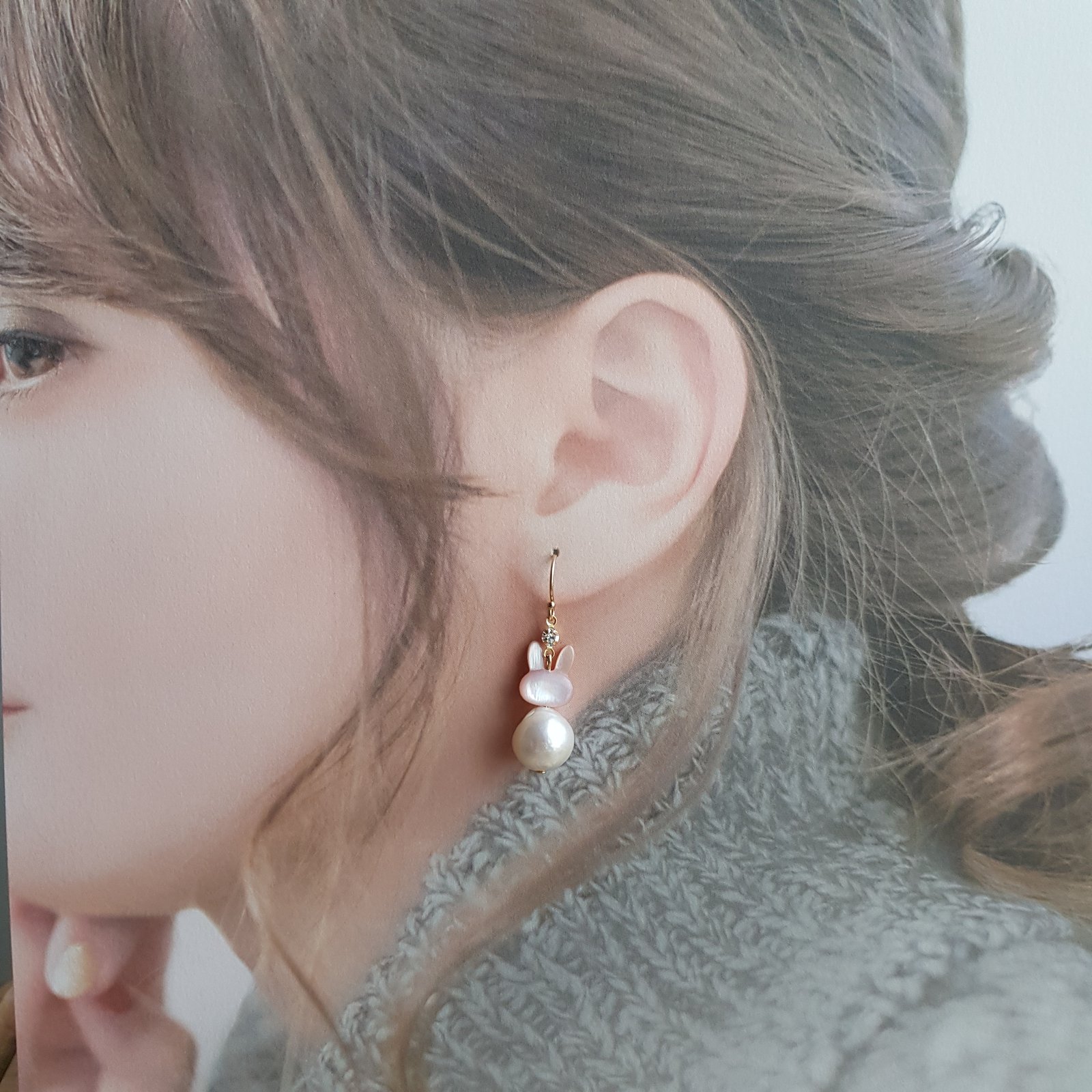 Pink Rabbit Earrings | LNY Rabbit Collection | daintydistrict