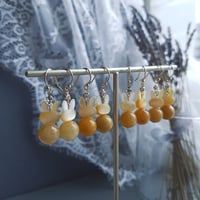 Image 2 of Golden Rabbit Earrings |  LNY Rabbit Collection