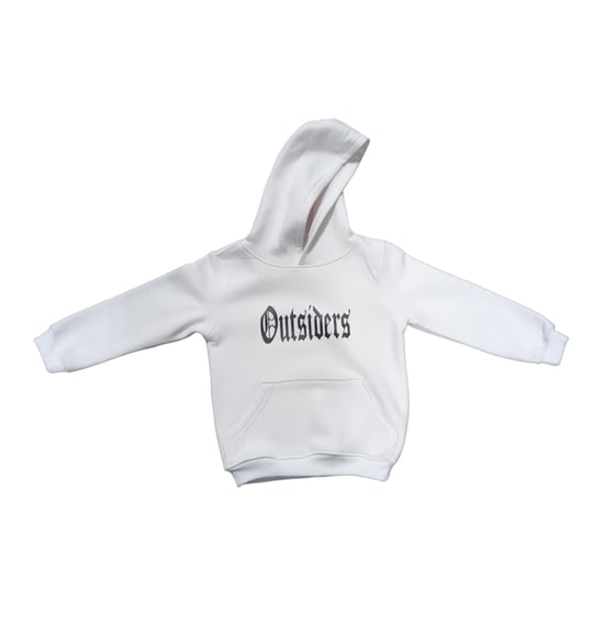 Image of Rebel Outsiders Toddler " White" Hoodie 