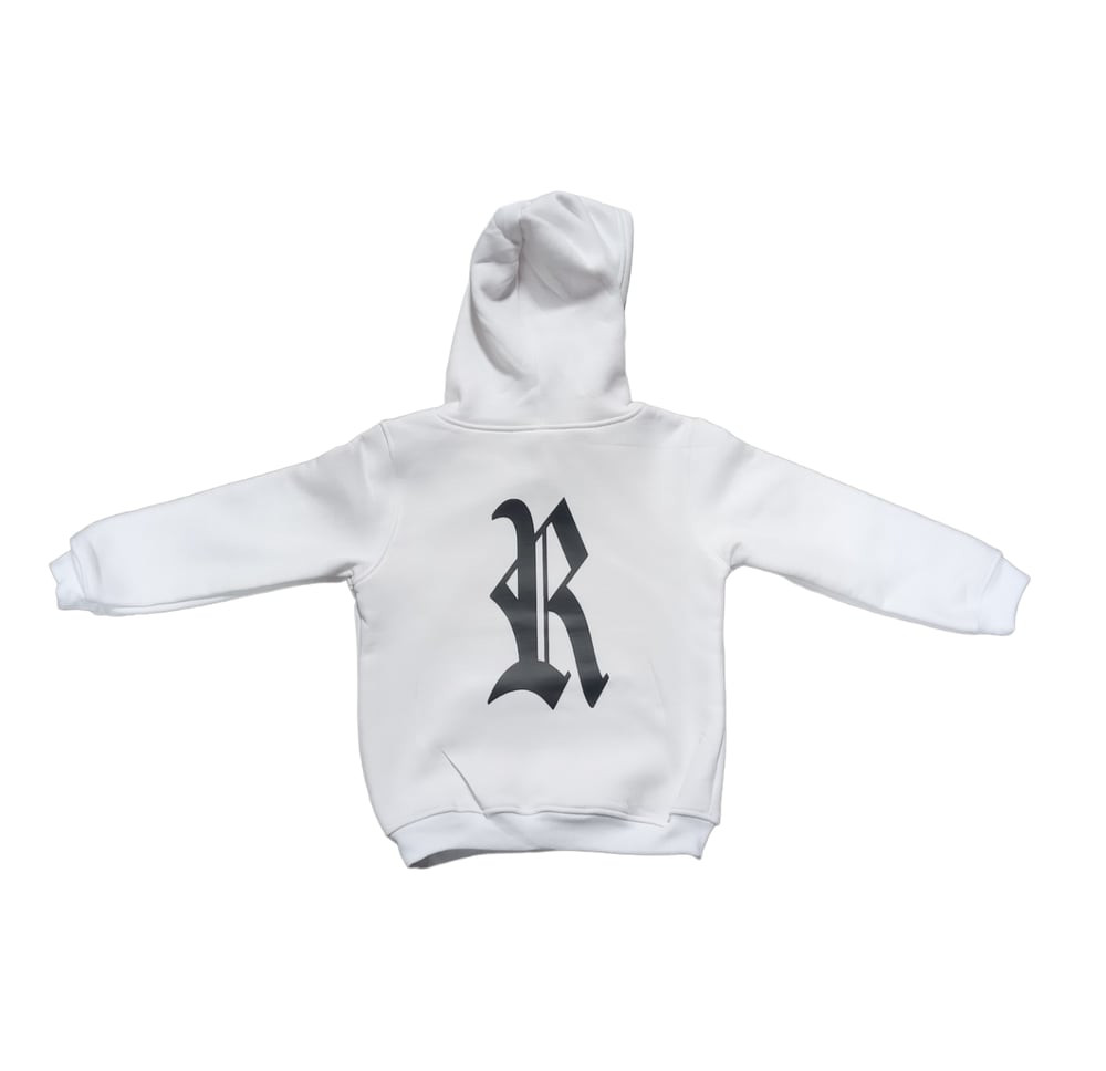 Image of Rebel Outsiders Toddler " White" Hoodie 