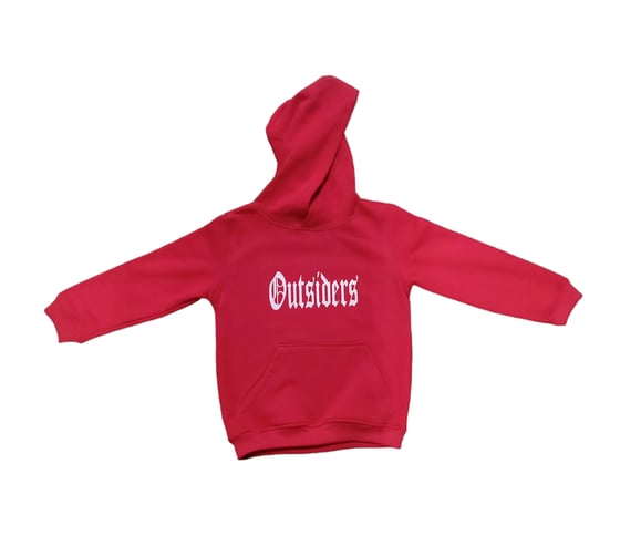 Image of Rebel Outsiders Toddler " Red" Hoodie 