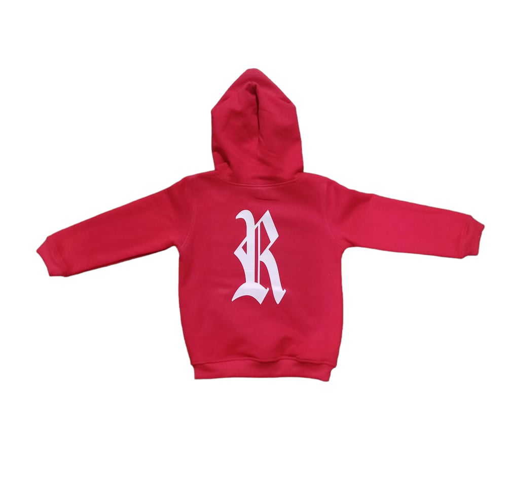 Image of Rebel Outsiders Toddler " Red" Hoodie 