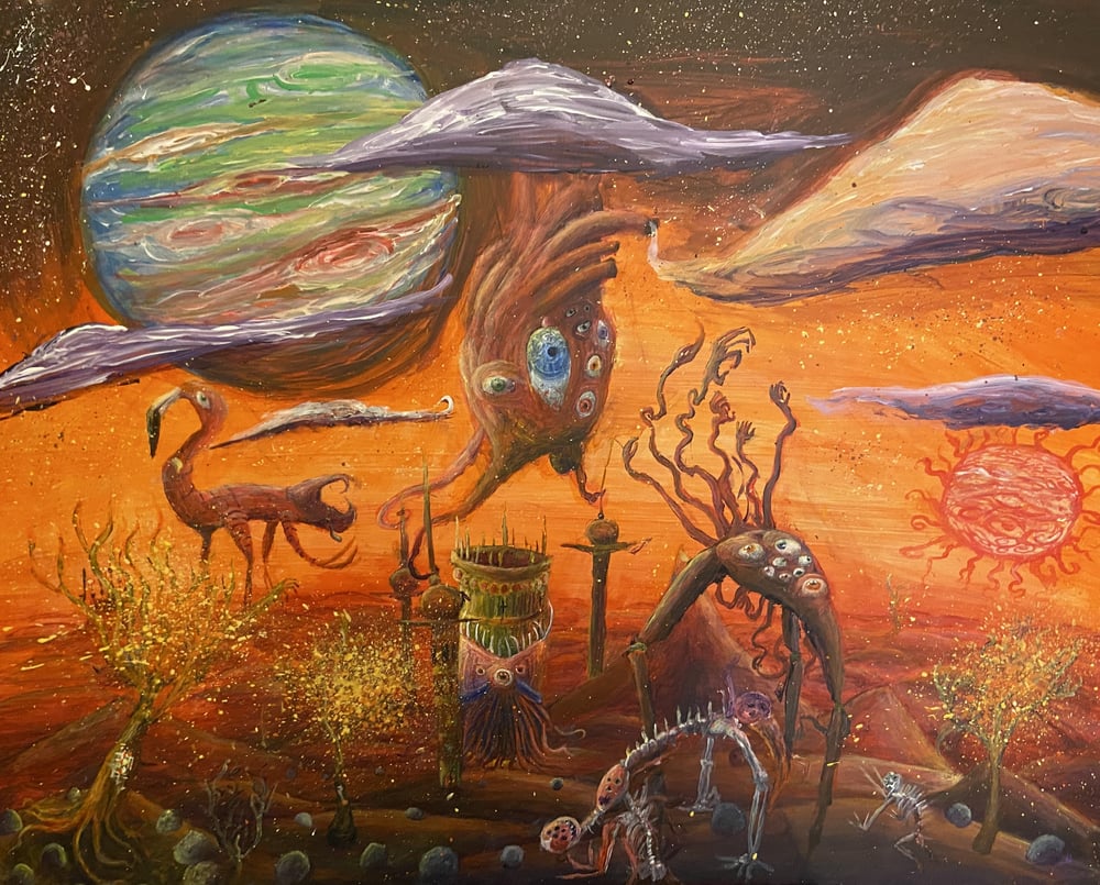 Image of The watchers of the Wastes (18x24) Original Painting)