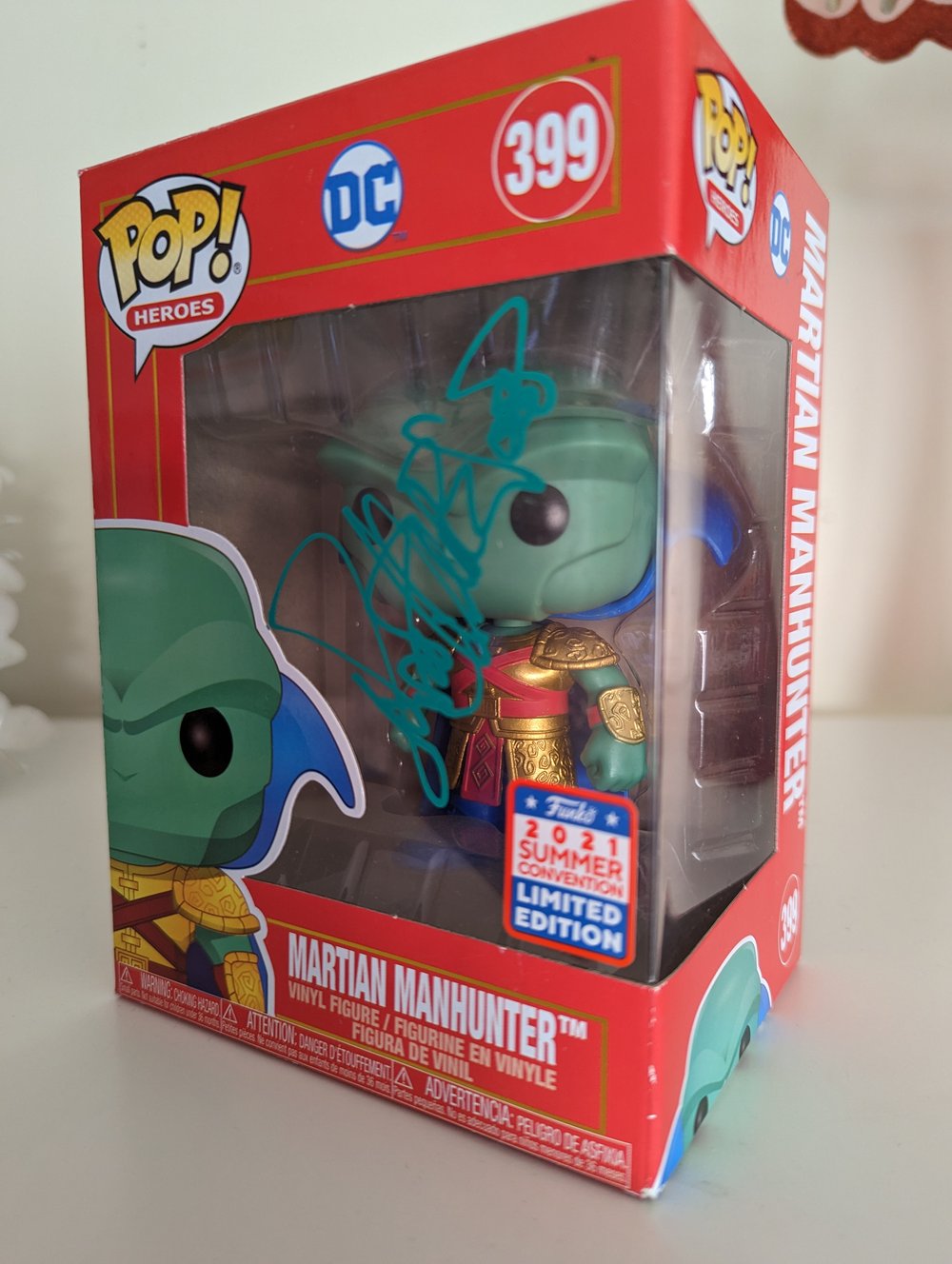 Martian Manhunter David Harewood Signed Pop