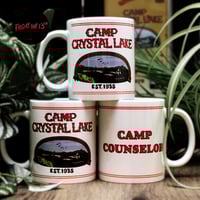 Image 1 of Camp Crystal Lake: Camp Conselor Mug - Friday the 13th Mug