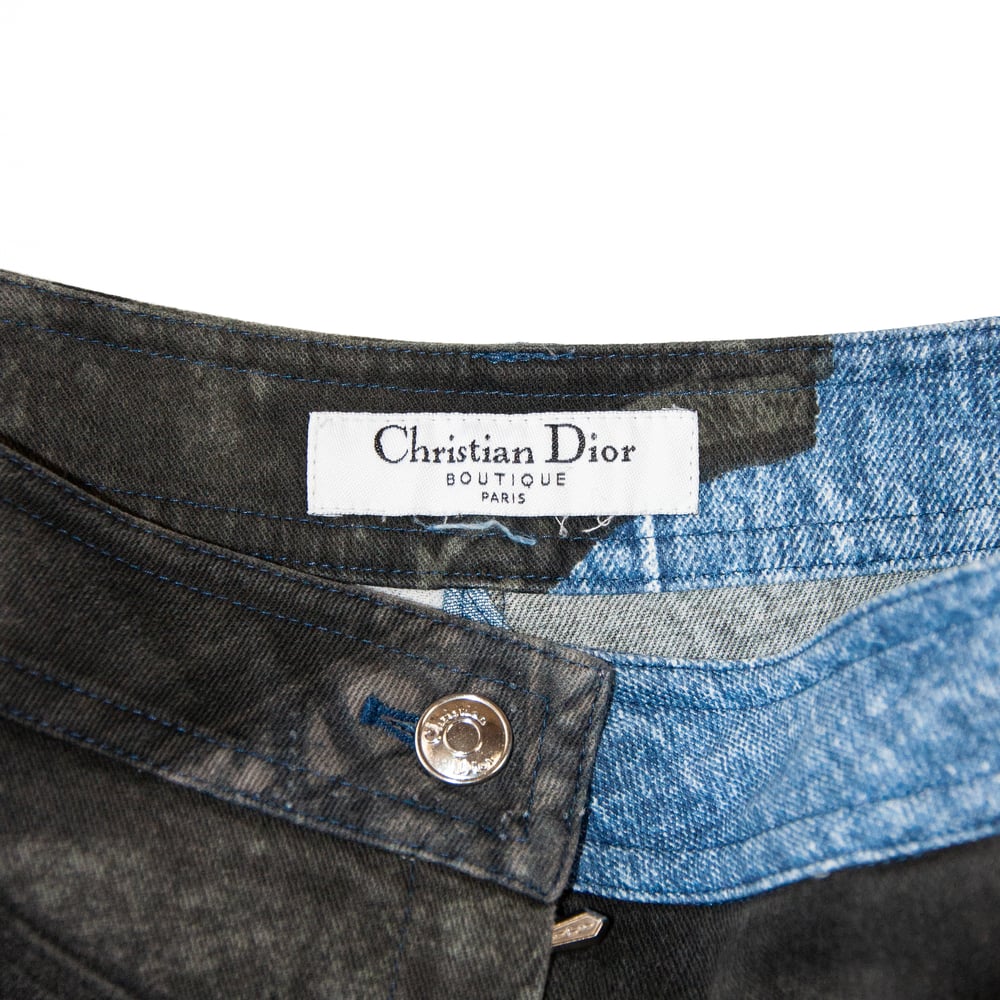 Image of Christian Dior by Galliano 2001 Miss Diorella Trompe L'oeil Trousers