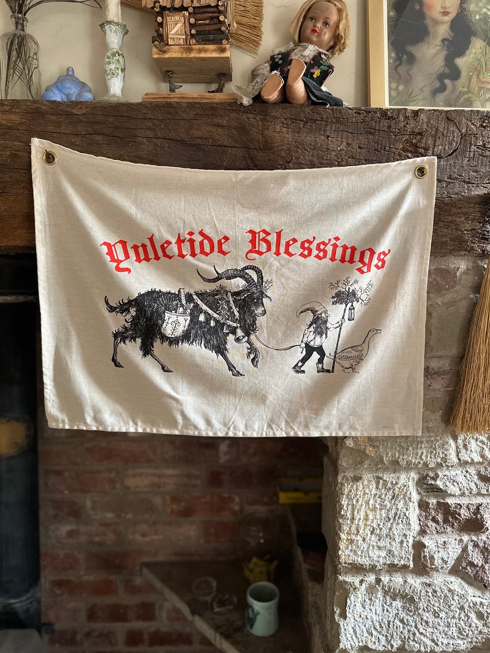 Yuletdie blessings wall hanging 