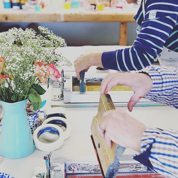 Image of Twilight Winter 10 week Intermediate Screen Print Course 