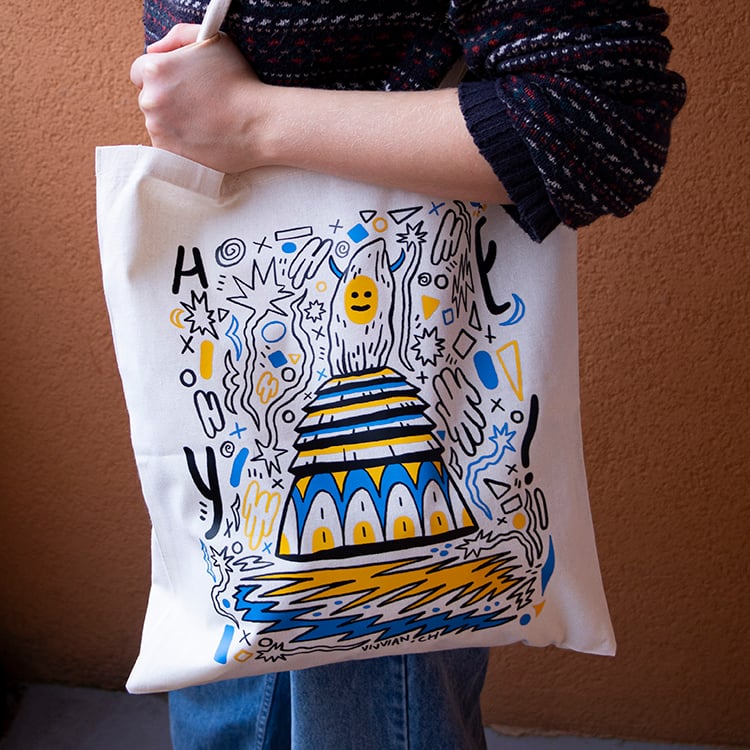 Image of HEY ! - Tote bag