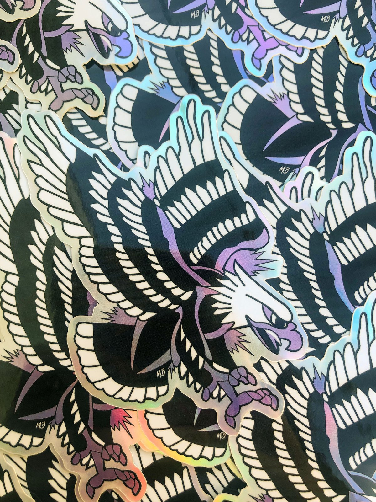 MB Eagle Logo Sticker