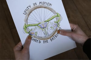 Image of Unity in Motion Watercolour Illustration Print