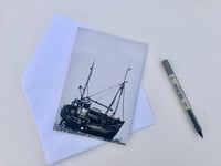 Image 2 of Harvest Lilly ( black and white)  Greetings Card