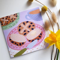 Image 1 of Hot Cross Buns Easter Card