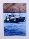 Fishing Boats Ullapool Greetings Card 