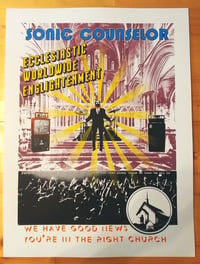Image 1 of "SONIC COUNSELOR" SCREENED POSTER (PURPLE)