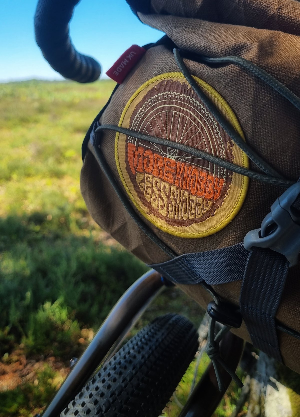 Image of More Knobby Less Snobby woven patch