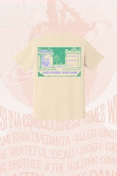 Image of Prabhupada - Magic Word Formula, Pocket Tee Ivory