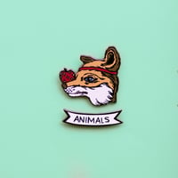 Image 1 of MRS FOX &amp; ANIMALS Lapel Pins!