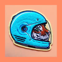 NEW Color GO FAST Chenille Iron-On Patch!