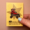 Red &amp; Black SKATE Lapel Pin!