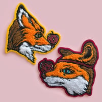 Image 2 of MR FOX Chenille Iron-On Patch!