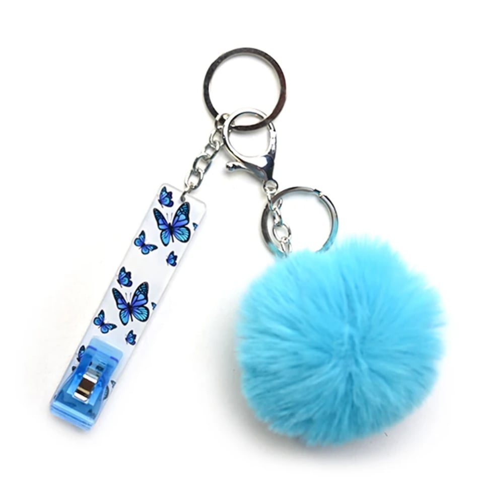 Image of Blue Butterfly Card Grabber 